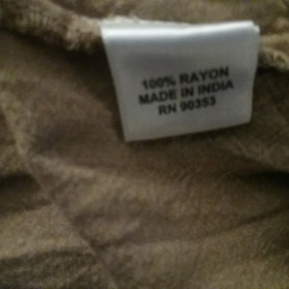 Rebellion Music Festival Tunic Top Taupe Size Med. - Picture 6 of 7